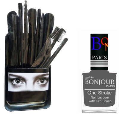 

Bonjour Paris Makeup Brush With Nail Polish Set BPNP 22(Set of 2)