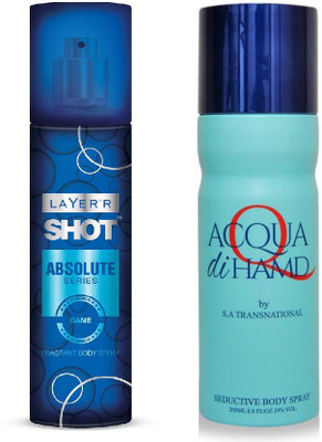 

Layer Shot Absolute GAME 1pc. & HAMD Acqua 1pc. Pack of 2(Set of 2)