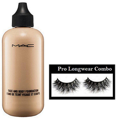

pro longwear combo Eyelashes, Mac Face And Body Foundation(Set of 2)
