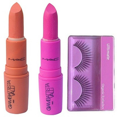 

Ultimate Eyelashes, Mac Giambattista Valli Lipstick Baby Pink & Sweetie Pack of 2(Set of 3)
