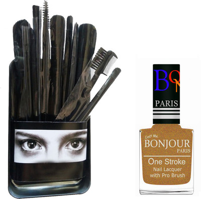 

Bonjour Paris Makeup Brush With Nail Polish Set BPNP 43(Set of 2)
