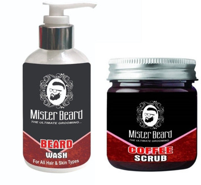 

MISTER BEARD Beard Wash 200ml WITH Coffee Scrub 100gm(Set of 2)