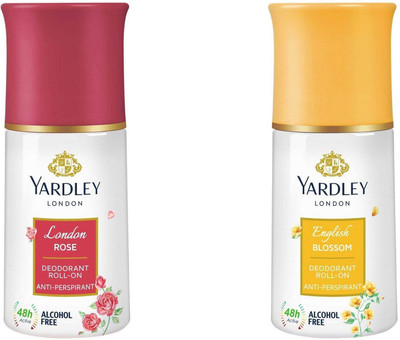 

Yardley London London Rose English Blossom Roll On Pack Of 2 Deodorant Roll-on - For Women(50 ml, Pack of 2)