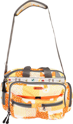

Navigator Printed Diaper Bag with Insulated Pocket and Multiple Section for All The Baby Stuff Messenger diaper Bag(Multicolor)