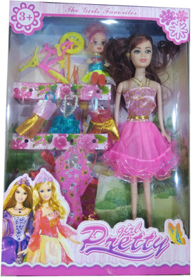 

lifestylesection Fashion Doll Pretty Girl With Accessories | (Multicolor)(Multicolor)