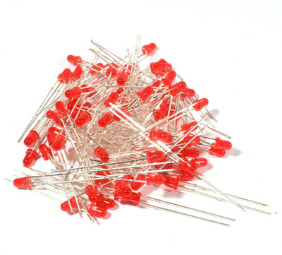 

dangi e shop 3 mm RED LED Light Emitting Diodes Educational Electronic Hobby Kit