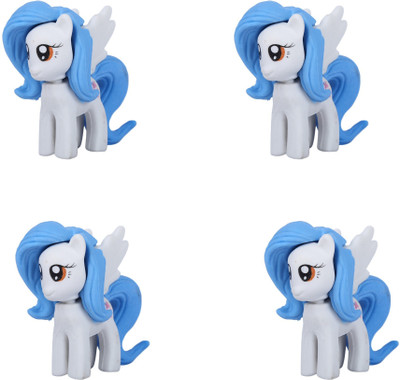 

AutoVHPR 4 Small Unicorn Shaped Blue and Grey Eraser for School Children Non-Toxic Eraser(Multicolor)
