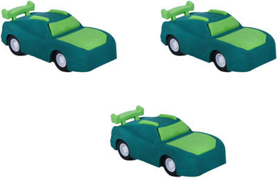 

AutoVHPR 3 Big Size Racing Car Shaped Erasers Non-Toxic Eraser(Multicolor)