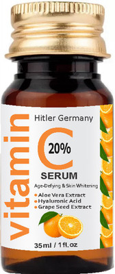 

hitler germany Naturals Vitamin C Serum For Anti Aging Fairness and Skin Lightening, Facial Serum With Vitamin C 20% Hyaluronic Acid Jojoba Oil and Pure Aloe Vera - 35 ml(35 ml)