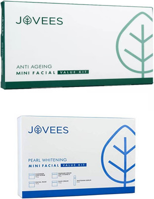 

Jovees Anti Ageing, & Pearl Whitening, Mini Facial Value Kit. 126 g(Set of 2)