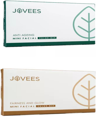 

Jovees Anti Ageing, & Fairness and Glow, Mini Facial Value Kit. 126 g(Set of 2)