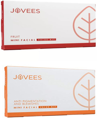 

Jovees Fruit, & Anti pigmentation and blemishes, Mini Facial Value Kit. 126 g(Set of 2)