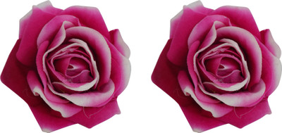 

Prime Flower Hair Pins Accessories For Women And Girls, Colorful Artificial Flowers Hair Clips/Pins, Set Of 2, Pack Of 1 Hair Clip(Red)