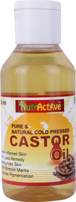 

NutrActive Cold-Pressed 100% Pure Castor Oil Hair Oil(100 ml)