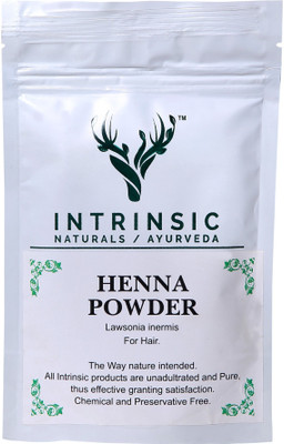 

Intrinsic Henna Powder For Hair Herbal Mehandi Powder Pure Heena Leaves Hair Colour (100 Gram)(100 g)