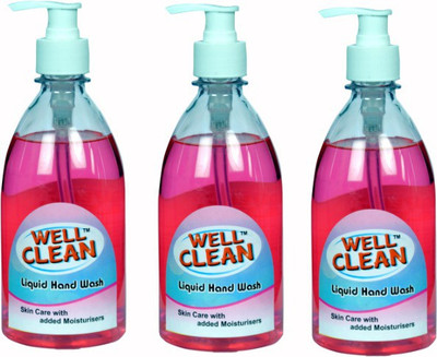 

well clean strawberry combo hand wash(1500 ml, Pump Dispenser, Pack of 3)