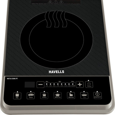 

Havells INSTA COOK PT Induction Cooktop(Gold, Touch Panel)