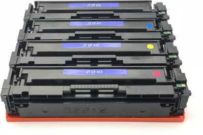 

JET TONER CF 410/411/412/413 Cartridge Compatible for CLJ PROM453dn, M452nw, M377dw MFP, M477fdn MFP, M477fdw MFP, M477fnw MFP Multi Color Ink Toner(Cyan, Magenta, Yellow, Black)