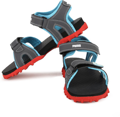 

Puma Boys & Girls Velcro Sports Sandals(Grey, White