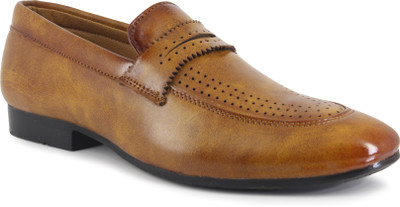

Once More Boys Slip on Derby Shoes(Yellow, Tan