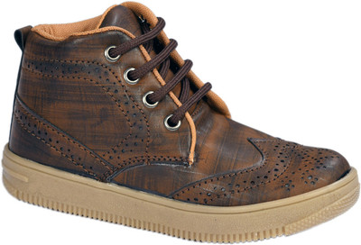 

OffStreet Boys Lace Sneakers(Brown, Tan