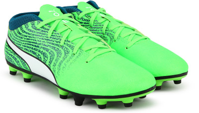 

Puma Boys & Girls Lace Football Shoes(Green, White