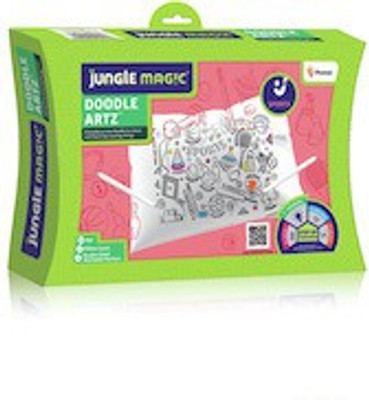 

Jungle Magic Doodle Artz Educational Game For Kids (Sports)(Multicolor)