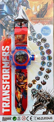 

Trade Globe Transformer Projector Watch with 24 Images for Kids(Multicolor)