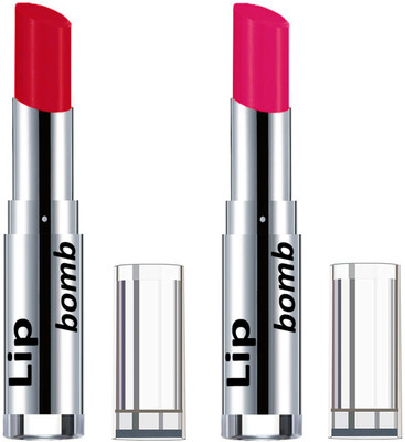 

Color Fever Creamy Matte Lipstick(Set Of 2 pcs)11-24(Red, Pink)