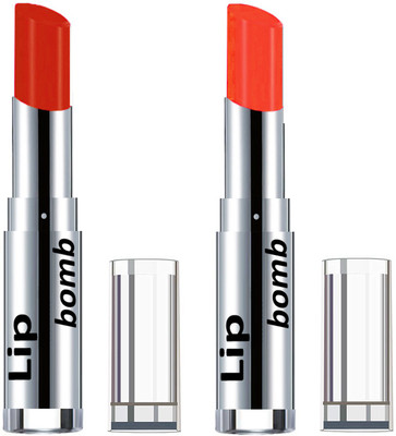 

Color Fever Creamy Matte Lipstick(Set Of 2 pcs)18-29(Orange, Neon Orange)