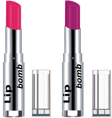 

Color Fever Creamy Matte Lipstick(Set Of 2 pcs)15-16(Pink, Purple)