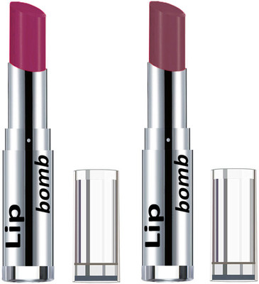 

Color Fever Creamy Matte Lipstick(Set Of 2 pcs)12-13(Purple, Coffee)