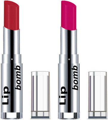 

Color Fever Creamy Matte Lipstick(Set Of 2 pcs)17-25(Brick Orange, Magenta)