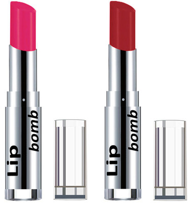 

Color Fever Creamy Matte Lipstick(Set Of 2 pcs)15-21(Pink, Maroon)