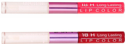 

Color Fever Non-stick Cup Waterproof colorstay all day Long Lasting Durable Matte Liquid Lipstick Beauty Lip Gloss,Fashionable Colors Long Lasting Lipsticks(Set of 2 ) 2 IN 1 28-29(Rose Blush, Red)