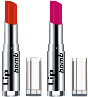 

Color Fever Creamy Matte Lipstick(Set Of 2 pcs)18-25(Orange, Magenta)