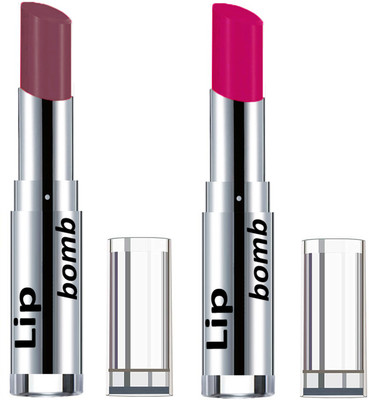 

Color Fever Creamy Matte Lipstick(Set Of 2 pcs)13-25(Coffee, Magenta)