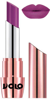 Volo Perfect Creamy with Matte Lipsticks, No more dry lips(Purple,)