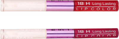 

Color Fever Non-stick Cup Waterproof colorstay all day Long Lasting Durable Matte Liquid Lipstick Beauty Lip Gloss,Fashionable Colors Long Lasting Lipsticks(Set of 2 ) 2 IN 1 29-40(Red, Cardinal)