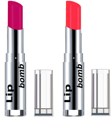 

Color Fever Creamy Matte Lipstick(Set Of 2 pcs)25-30(Magenta, Neon Orange)