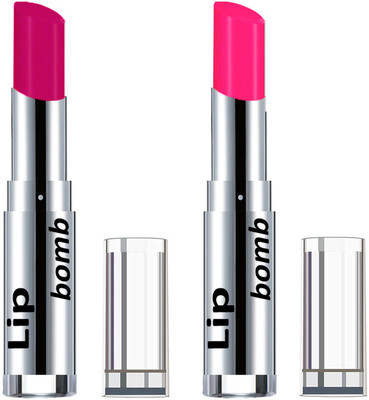 

Color Fever Creamy Matte Lipstick(Set Of 2 pcs)25-27(Magenta, Neon Pink)