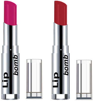 

Color Fever Creamy Matte Lipstick(Set Of 2 pcs)14-21(Pink, Maroon)