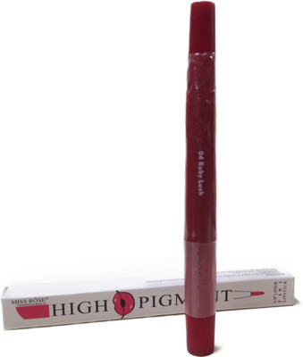 

MISS ROSE RUBY LUSH two in 1 lisptick SET 04#(RUBY LUSH)