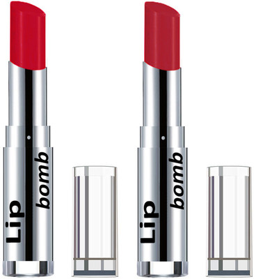 

Color Fever Creamy Matte Lipstick(Set Of 2 pcs)11-17(Red, Brick Orange)
