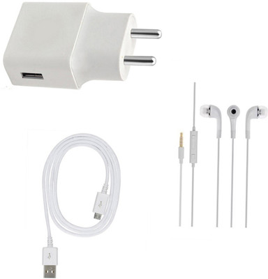 SARVIN Wall Charger Accessory Combo for Xiaomi Redmi Note 6 Pro(White)
