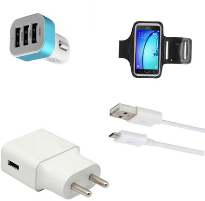 SARVIN Wall Charger Accessory Combo for Lenovo Z5(White)