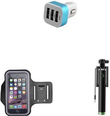 DAKRON Selfie Stick Accessory Combo for Infinix Note 5(Multicolor)
