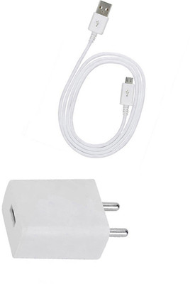 DAKRON Wall Charger Accessory Combo for Vivo V11(White)
