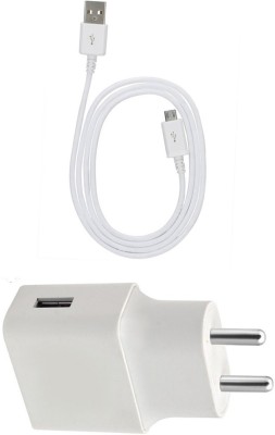 DAKRON Wall Charger Accessory Combo for Asus Zenfone Max Pro M1(White)