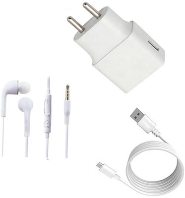 SARVIN Wall Charger Accessory Combo for Realme C1(White)